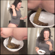 Two attractive girls take turns shitting into bowls in this fun event. One of the girls shits a second time and gets her ass wiped by the other! Over 17 minutes. Presented in 720P HD video quality. 572MB, MP4 file requires high-speed Internet.
